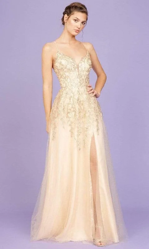 Shop and Save Eureka Fashion - 9705 Embroidery Motif Flowy Dress