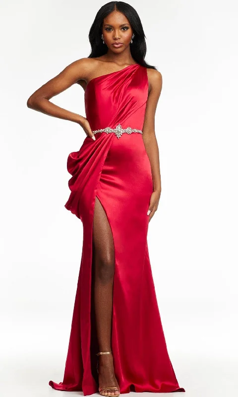 Reduced Prices Ashley Lauren - 11164 One Shoulder Draped Gown