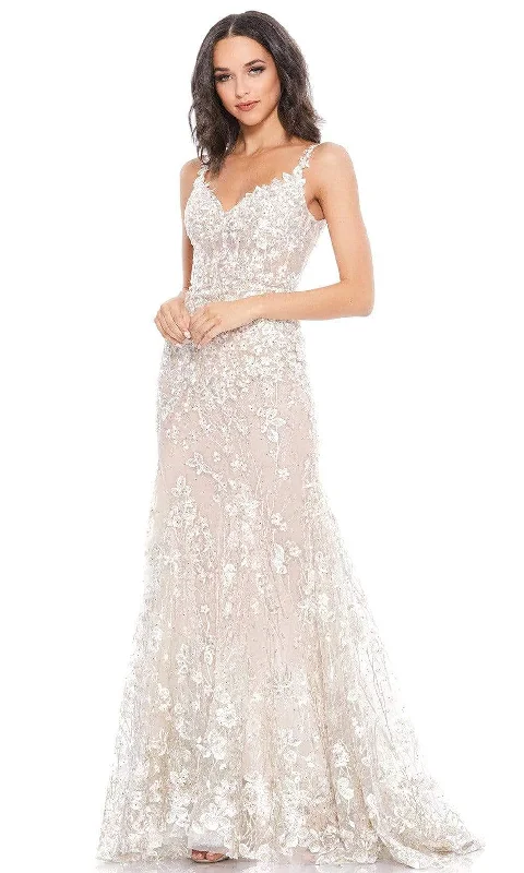 Price Drop Mac Duggal - 67492 Embroidered Floral A-Line Dress