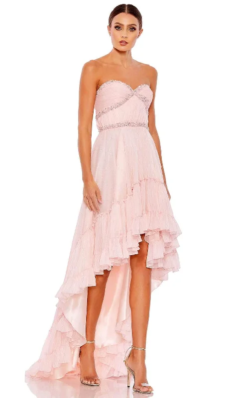 Special Discount Mac Duggal 68096 - Sweetheart High Low Prom Dress