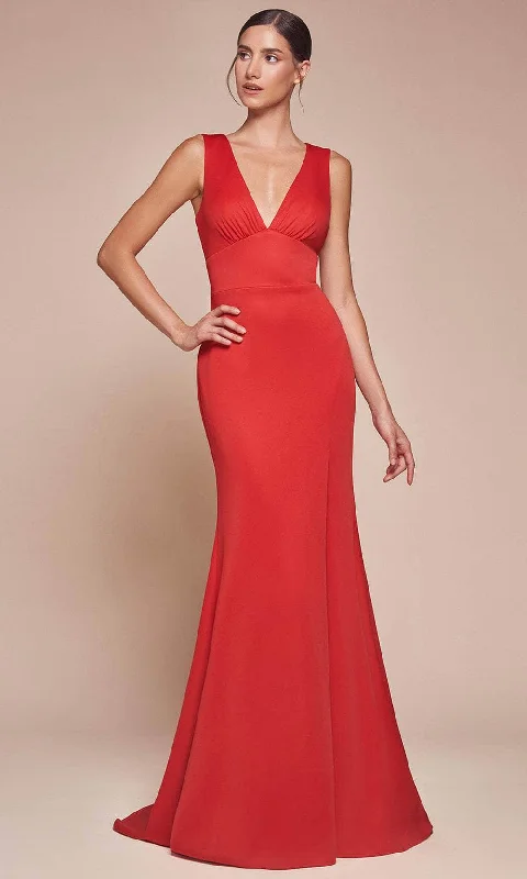 Overstock Ladivine CH395 - Cutout Back Sleeveless Prom Dress