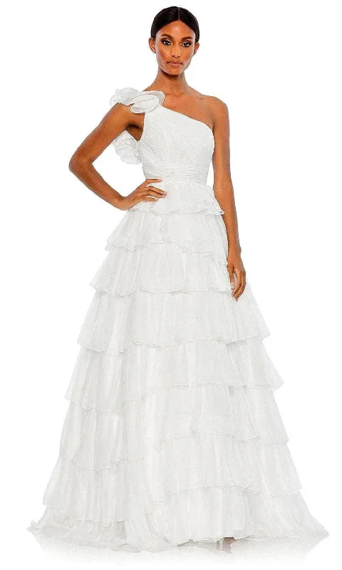 Bonus Savings Mac Duggal 67979 - Tiered A-Line Prom Gown