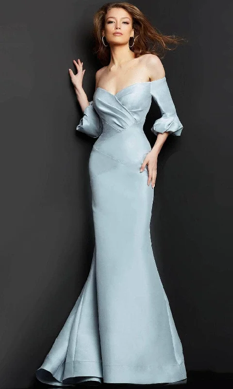 Final Clearance Jovani 09420 - Off Shoulder Mermaid Evening Dress