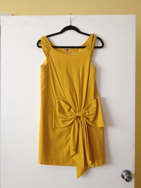 Midnight Madness Other Mustard yellow Bhldn dress, size 4