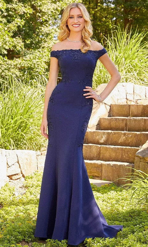 Great Bargains Mori Lee 72507 - Beaded Off-Shoulder Prom Gown