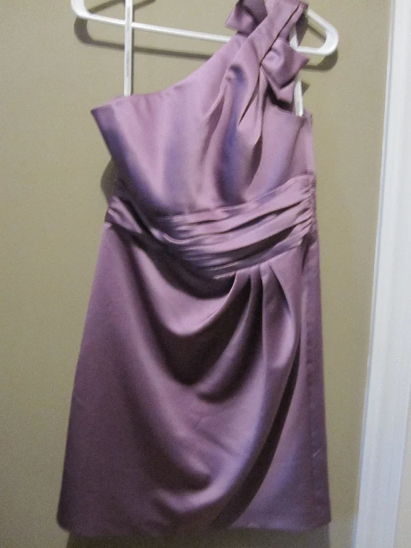 Lowest Price Other Satin One Shoulder Dress from David's Bridal
