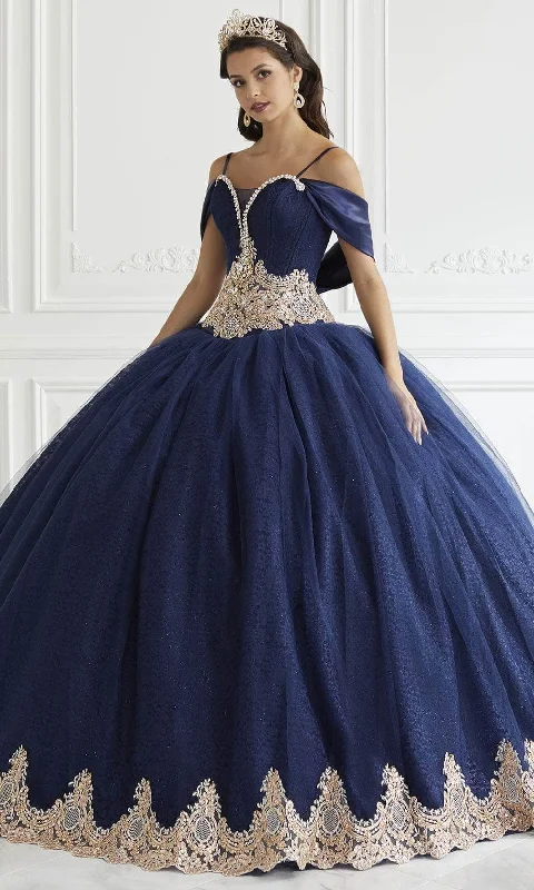 Buy Now LA Glitter - 24095 Embellished Plunging Sweetheart Ballgown