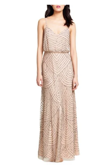 Seasonal Sale Adrianna Papell Sequined Blouson Dress