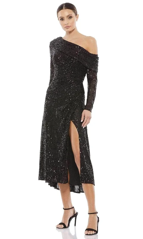 Sale Event Ieena Duggal - 26551I Long Sleeve Sequined Dress