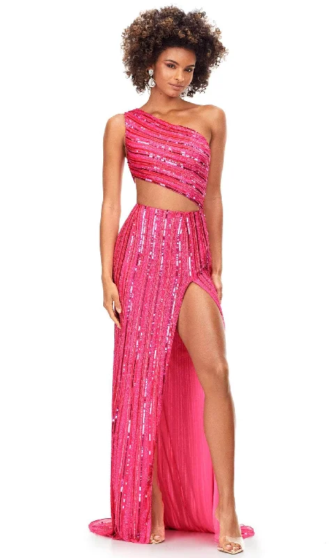 Reduced Prices Ashley Lauren 11240 - One Shoulder Embellished Prom Gown