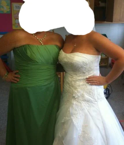 The Best Prices Other Size 18 David's Bridal Sage Green Very flattering