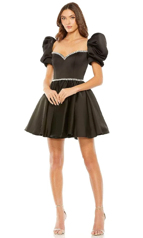Savings Spectacular Ieena Duggal 20688 - Beaded Trim Cocktail Dress