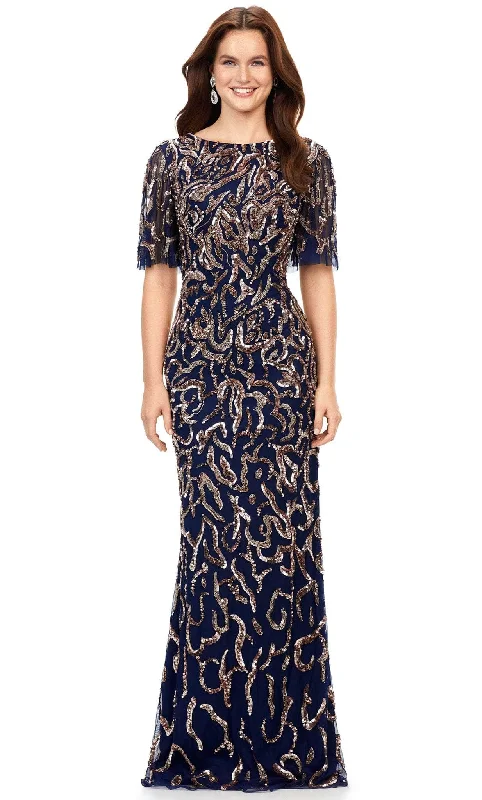 Huge Discounts Ashley Lauren 11216 - Beaded Jewel Neck Evening Gown