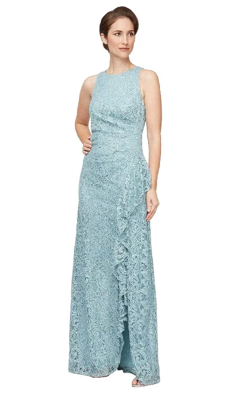 Unbeatable Prices Alex Evenings - 81122434 Laced Draping Long Dress