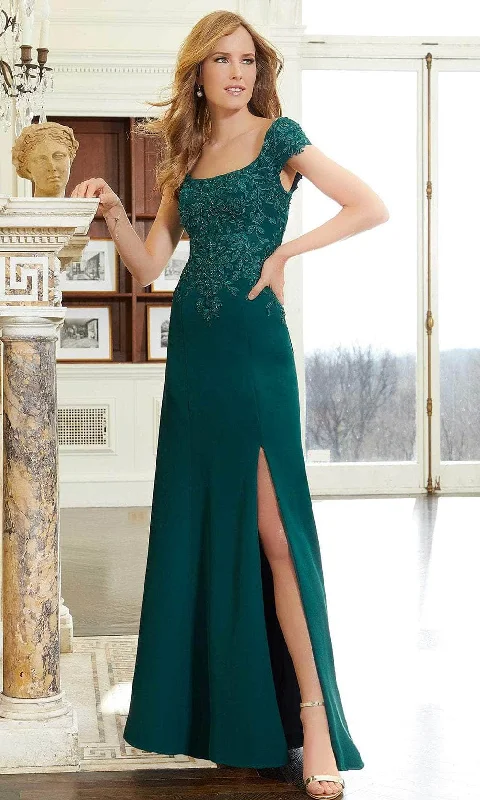 Exclusive Access Mori Lee 72608 - Embellished Bodice Cap Sleeve Evening Gown