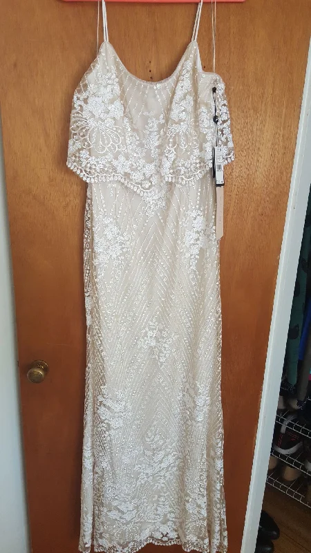 Unmissable Offer Adrianna Papell Sequin Embroidered Mermaid Gown w Popover Bodice