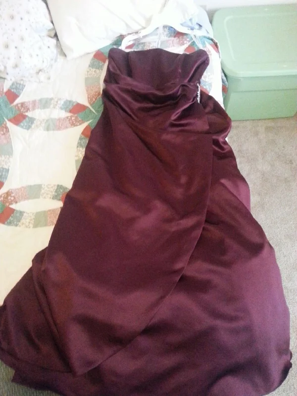 Best Seller Other David's Bridal Bridemaids Dress Side Drape w Brooc