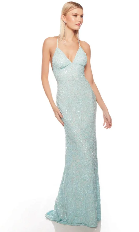 Instant Savings Alyce Paris 88009 - Open Back Beaded Evening Dress