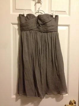 Epic Deals Other J Crew Taryn Bridesmaid dress in Graphite 6 Petite