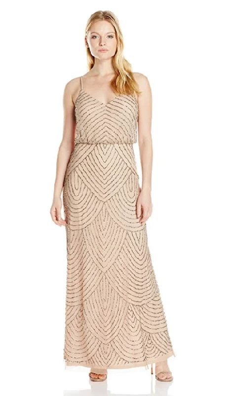 Price Meltdown Adrianna Papell Long Blouson Dress / 091866702
