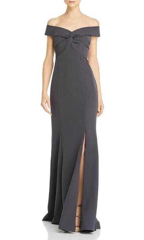Act Now Aidan Mattox MD1E204359 - Cross Knot Bodice Evening Dress