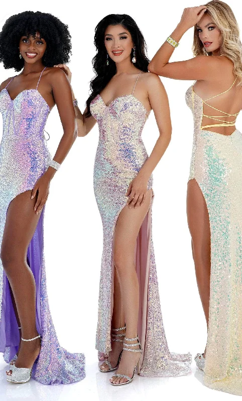 Seasonal Clearance Cecilia Couture 1509 - Sequin Sleeveless Prom Gown