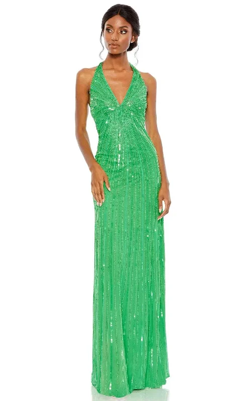 Epic Deals Mac Duggal 10898 - Halter Sequin Evening Dress