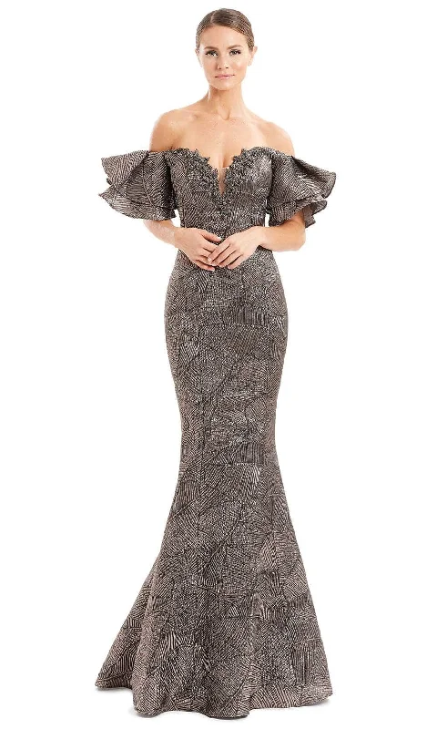 Bonus Savings Alexander by Daymor 1652 - Off-Shoulder Sweetheart Evening Gown