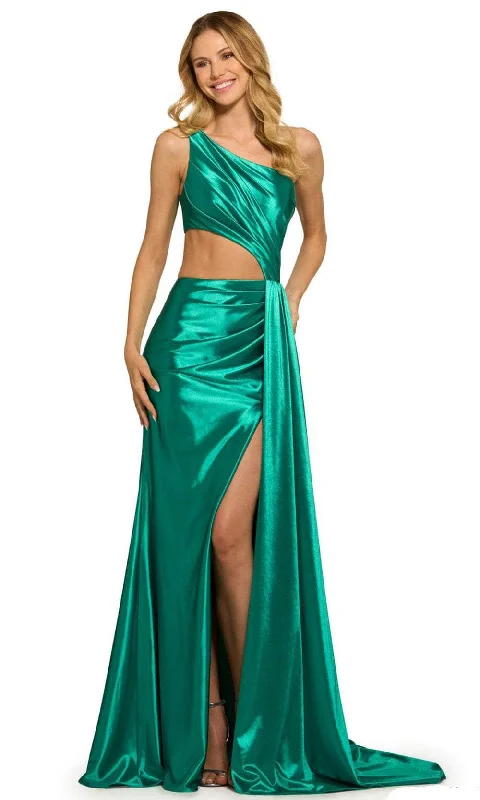 Best Deals Sherri Hill 55537 - One Shoulder Cutout Evening Gown