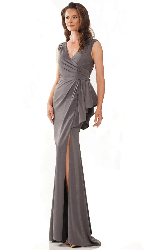 The Best Prices Marsoni by Colors MV1227 - Ruffle Accent Evening Dress