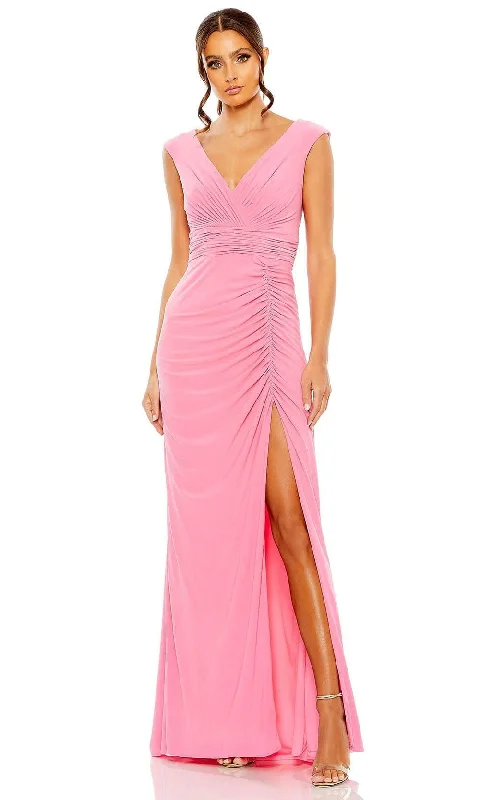 Daily Deals Ieena Duggal 55974 - Ruched Sheath Dress with High Slit
