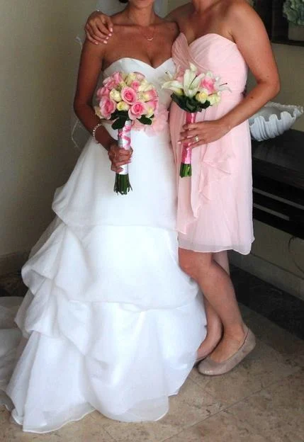 Deal Explosion Other David's Bridal Light Pink Colored Short Bridesmaid