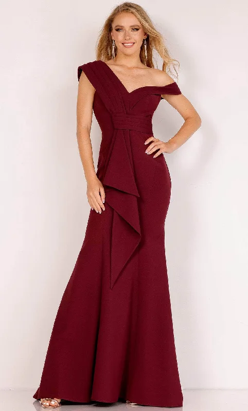 Daily Deals Cecilia Couture 2508 - Asymmetrical Bow Accented Prom Dress