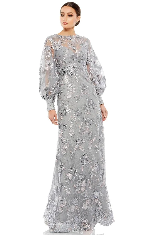 Crazy Deals Mac Duggal 67936 - Long Sleeve Embellished Evening Gown