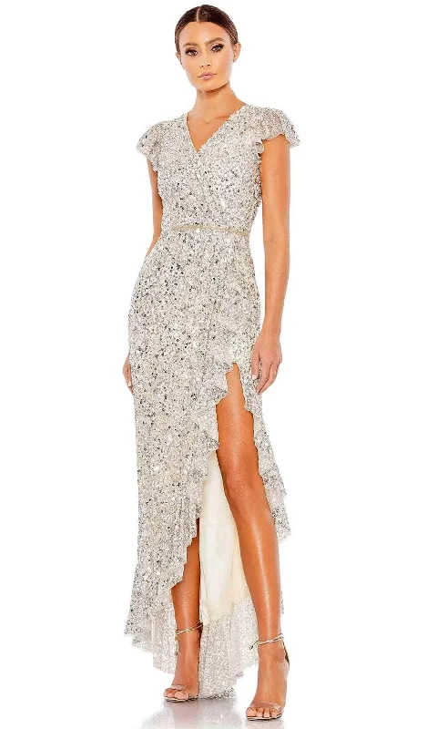 Weekend Special Mac Duggal 70113 - V-neck Sequin Evening Dress