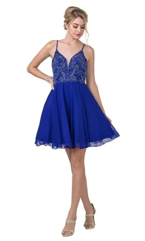 Last Chance Trevi Collection - S2298 Sleeveless A-Line Cocktail Dress