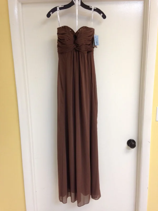 Unbeatable Prices Other BRAND NEW Sheer Long Chiffon Dress with Beaded Nec