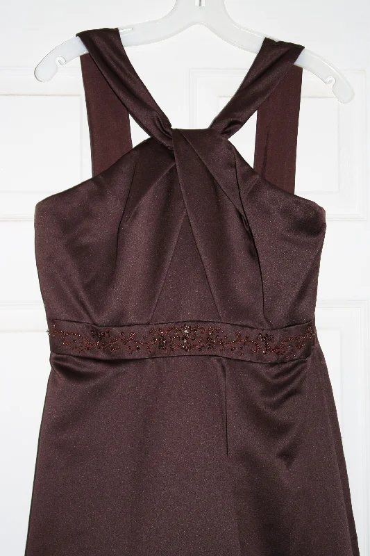 Special Price Other David's Bridal chocolate brown empire waist brides