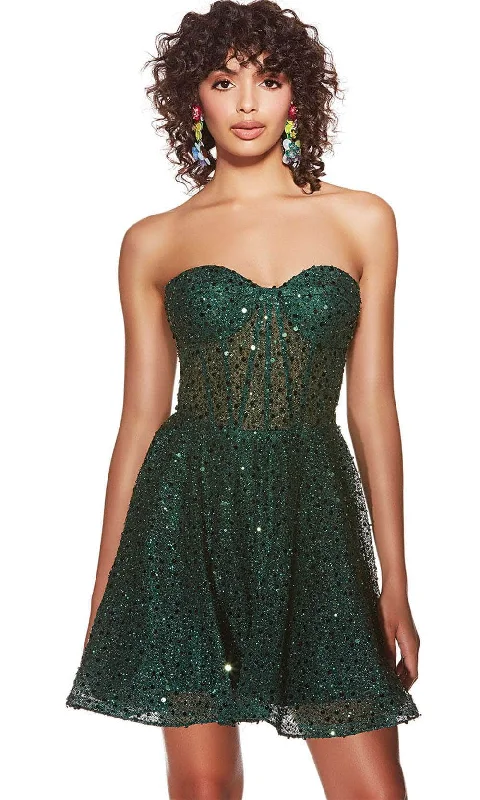 Bargain Prices Alyce Paris 3776 - Strapless Sequin Embellished Cocktail Dress