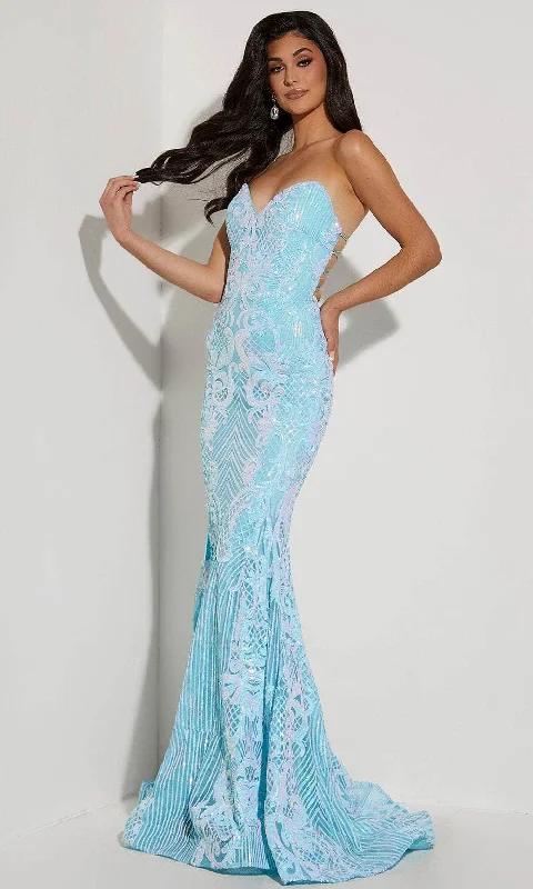 Buy Now Jasz Couture 7430 - Strapless Sequin Dress