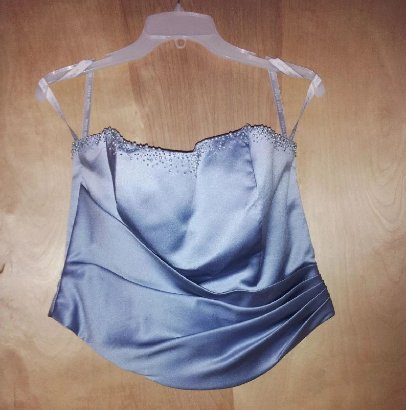 Huge Discounts Other Alfred Angelo Blue Two Piece Strapless Floor Lengt