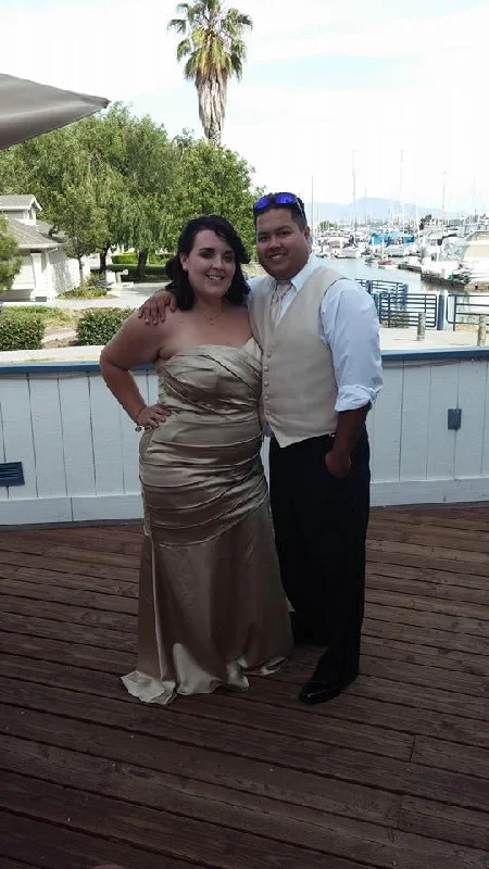 Overstock Other Champagne Bridesmaid Dress (like new)
