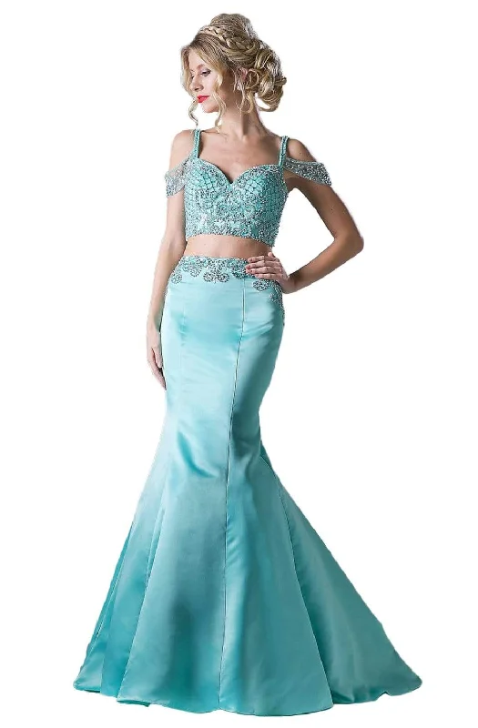 Price Fest Cinderella Divine - P209 Two-Piece Jeweled Mermaid Gown