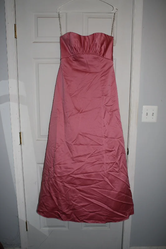 Midnight Madness Other David's Bridal pink strapless full length bridesma