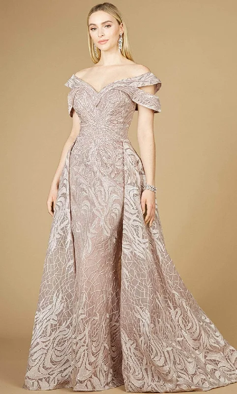 Loyalty Reward Lara Dresses 29234 - Split Off-Shoulder Evening Gown