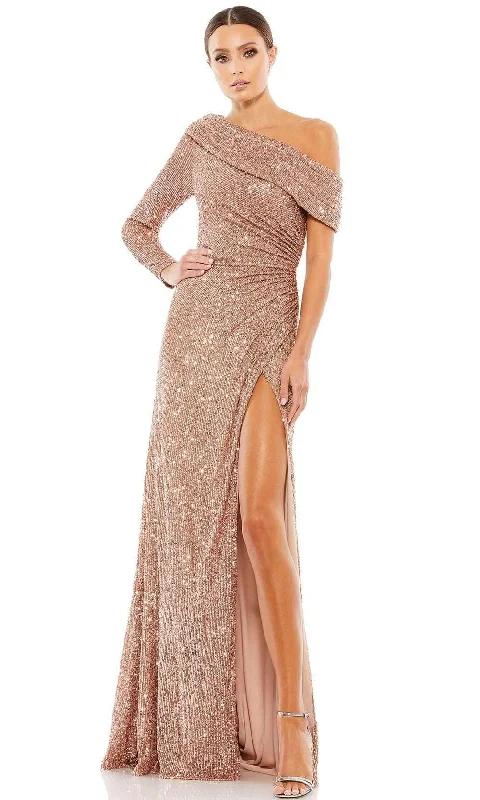 Act Fast Ieena Duggal 26571 - Sequined Sheath Evening Gown