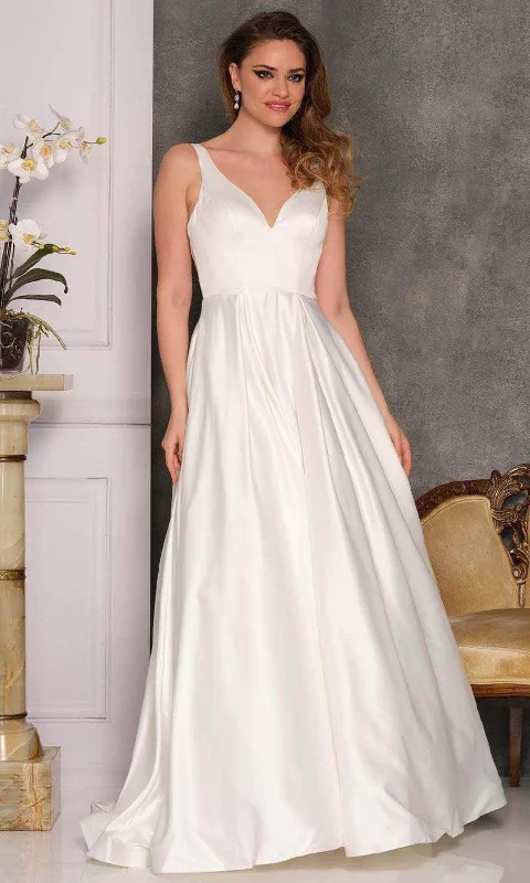 Value Deals Dave & Johnny Bridal A10360 - Side Cutouts Bridal Gown