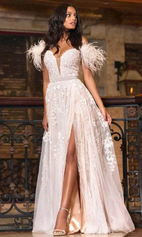 Epic Deals Sherri Hill 55180 - Off-Shoulder Long Dress