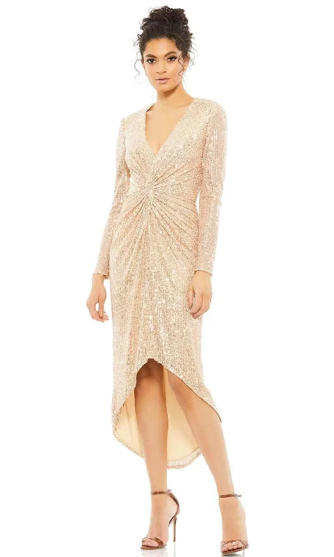 Overstock Ieena Duggal - 26549I Sequined High Low Dress