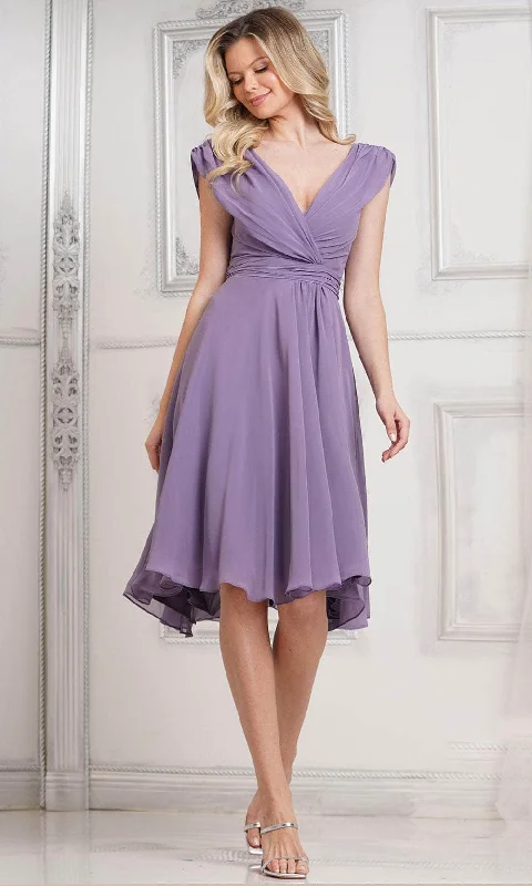 Price Cut Marsoni by Colors M251S - Cap Sleeve A-Line Evening Dress